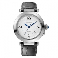 Cartier卡地亚Pasha系列机械腕表 精钢替换式双表带手表 41毫米