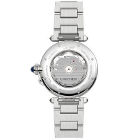 Cartier卡地亚Pasha系列机械腕表 精钢日历窗替换式双表带手表 41毫米