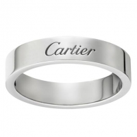 Cartier卡地亚C系列戒指 铂金经典款结婚对戒 单枚