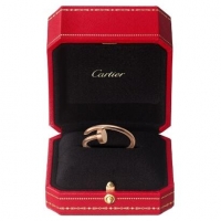 Cartier卡地亚Juste un Clou钉子系列 玫瑰金 窄版戒指