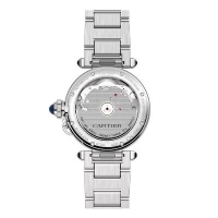 Cartier卡地亚Pasha系列机械腕表 精钢替换式双表带手表 35毫米