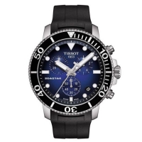Tissot天梭海星系列300米潜水橡胶带石英男士腕表