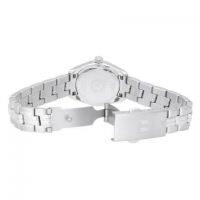 Tissot天梭PR 100经典系列钢带白盘石英女士腕表
