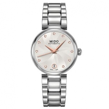 Mido美度Baron系列钻石时标机械女士腕表